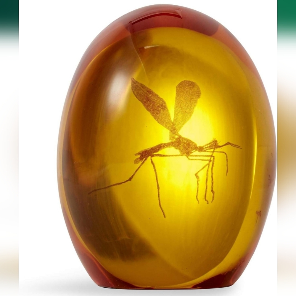 Jurassic Park Mosquito In Amber Paperweight